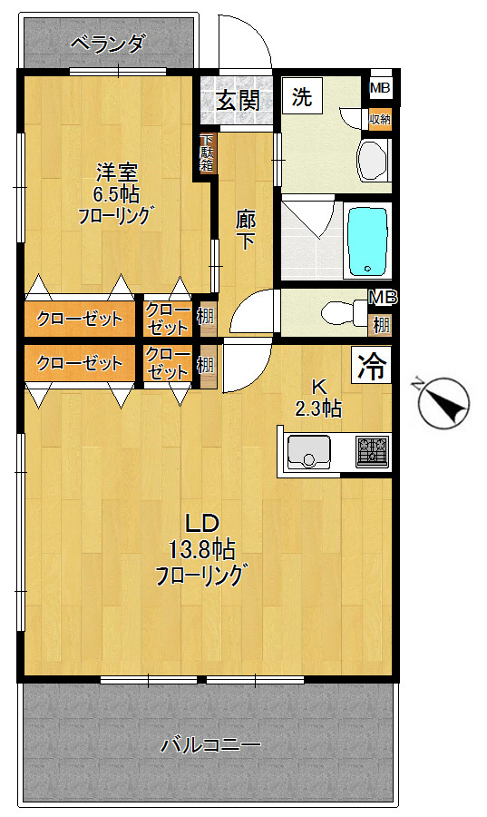 Dike Mansion　- ダイク・マンション - 303号室 間取り