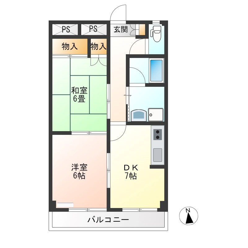 アメニティフラット 間取り図