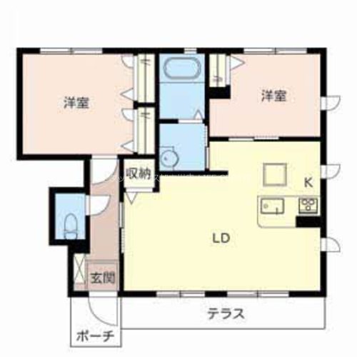カンパーニュＡ 間取り図