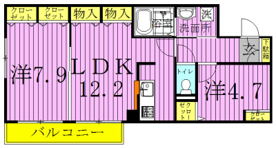 INSURANCE BLDG.Ⅵ 207号室 間取り