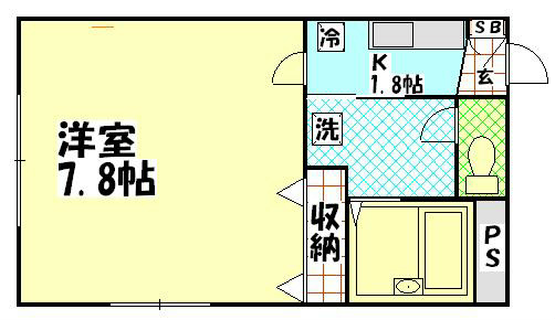 メゾンFUJI 203号室 間取り