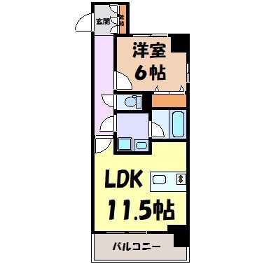 プレサンス錦ラウム 間取り図