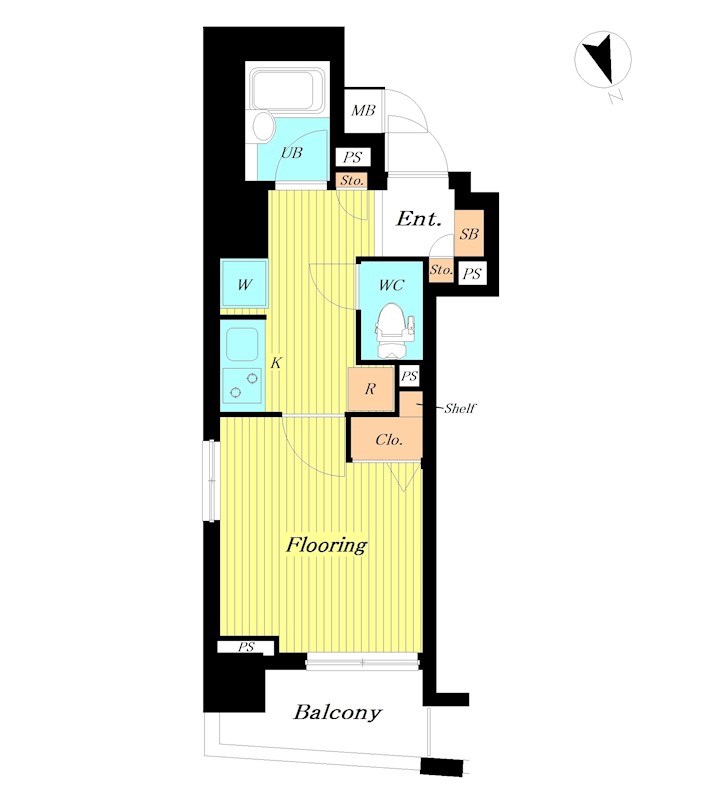 間取り メインステージ御茶ノ水 間取り図