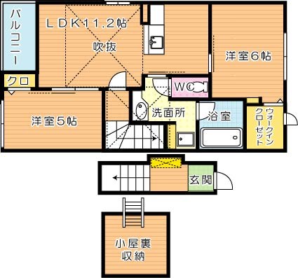 フリシュ 間取り図