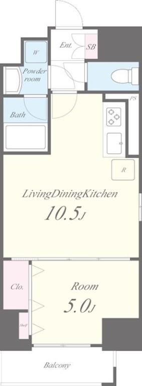 VALENTIA麻布 間取り図