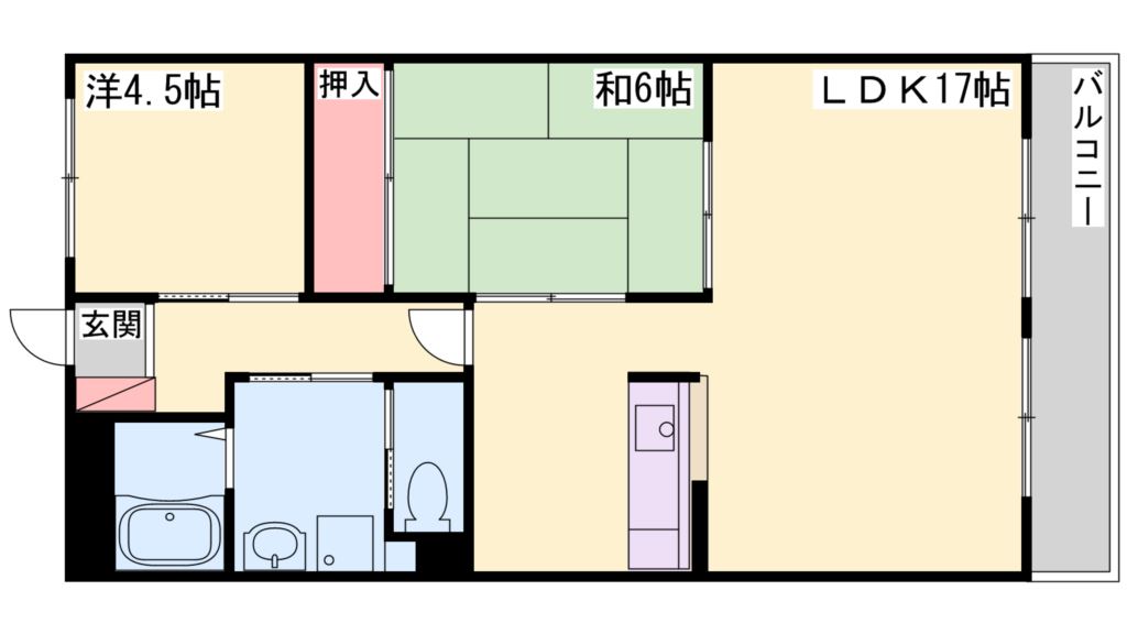 ウイン北町 間取り図