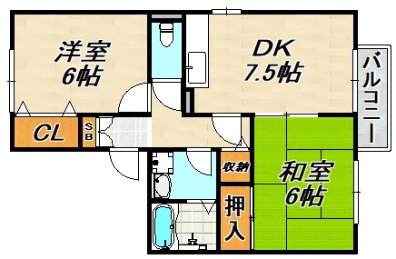 ビバーチェ須磨 間取り図