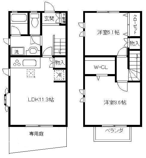 メゾンドール 間取り図