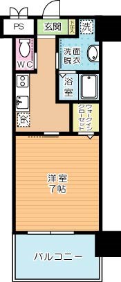 キャトルセゾン中井 603号室 間取り