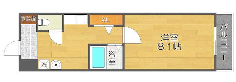 間取り フォレストインサイドⅡ 間取り図