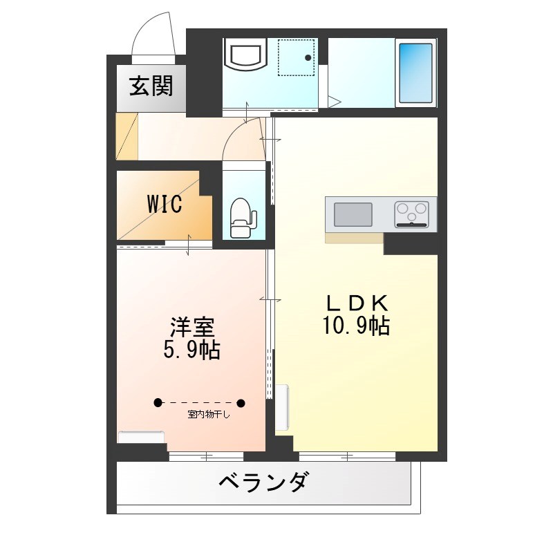 ヴィラーチェＳ 202号室 間取り