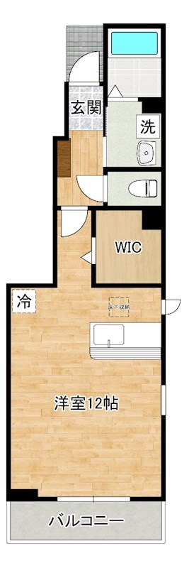 ポラリスＡ 101号室 間取り