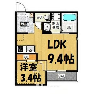 Grandtic堀田 間取り