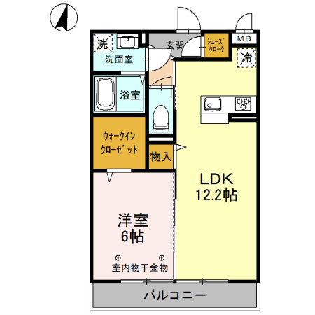 ロータス草加Ⅰ 間取り