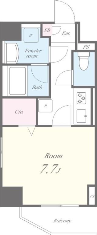 クレール 間取り図