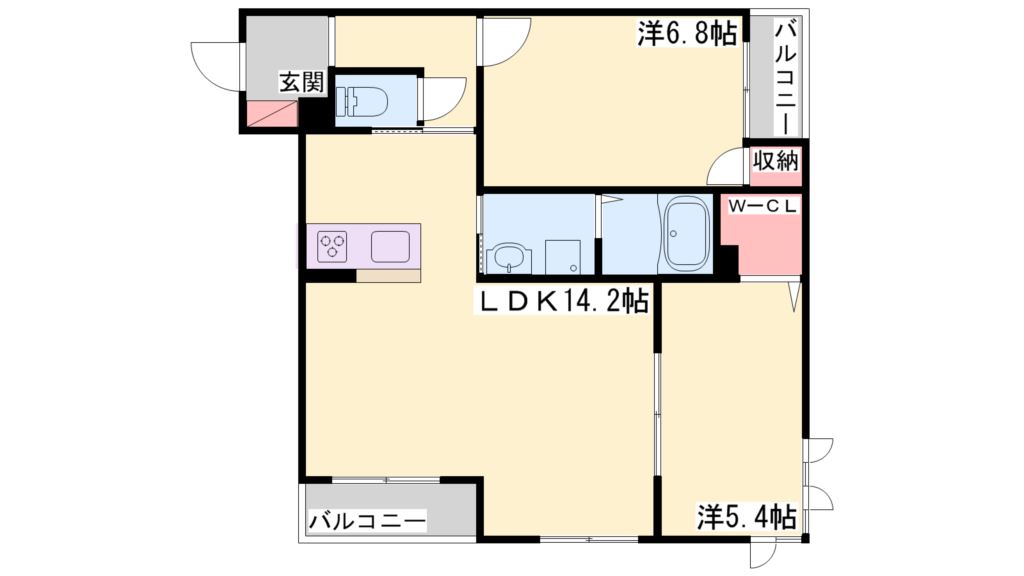 グランコート東加古川 間取り図