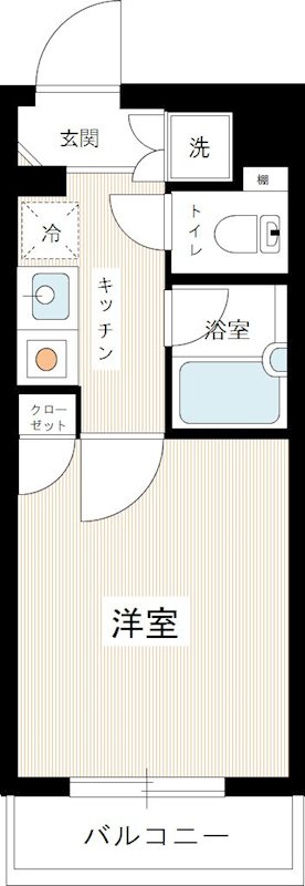ルーブル新宿西落合参番館 0102号室 間取り