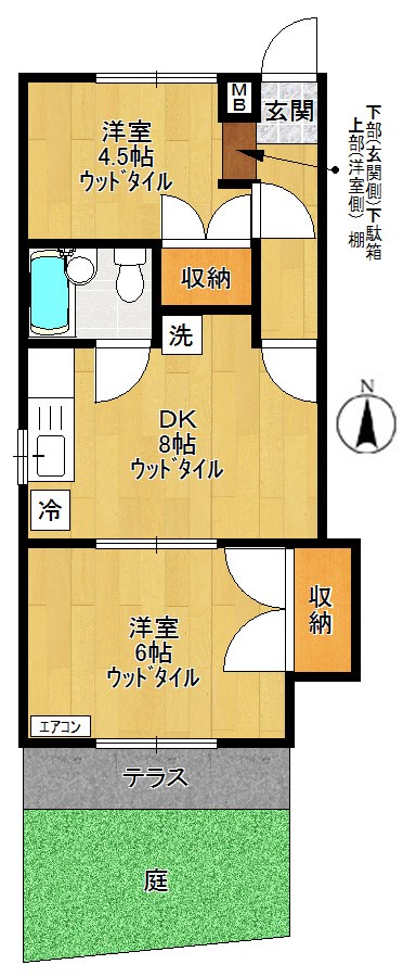エスポワールタグチ1986 間取り図