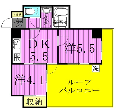 ヴェルデ流山 304号室 間取り