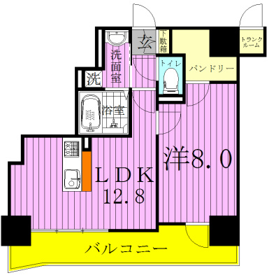 果樹園ＳＴ 402号室 間取り