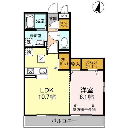 ロータス草加　Ⅱ 間取り