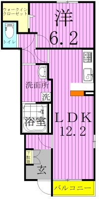 エスポワール（上本郷） 101号室 間取り