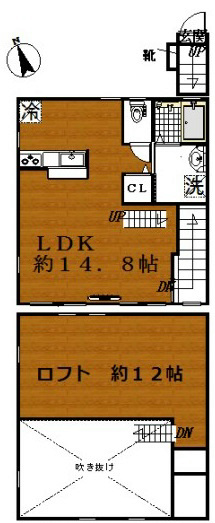 ＨＫＭ５１（エイチケーエム） 205号室 間取り