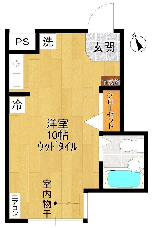 サービエマンション 403号室 間取り