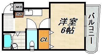 シャルマンフジ須磨壱番館 間取り図