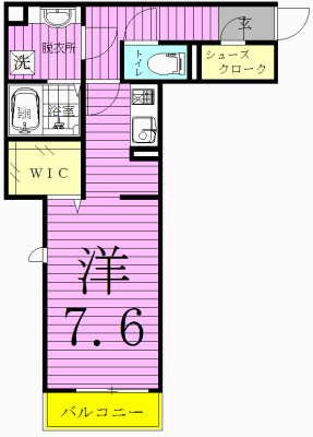 クレール馬橋 302号室 間取り