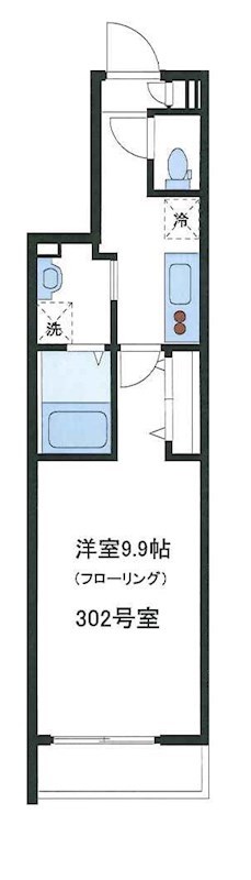 サンハイツ北沢 間取り図