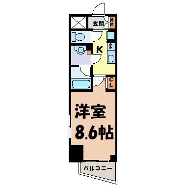 エルスタンザ徳川 間取り図