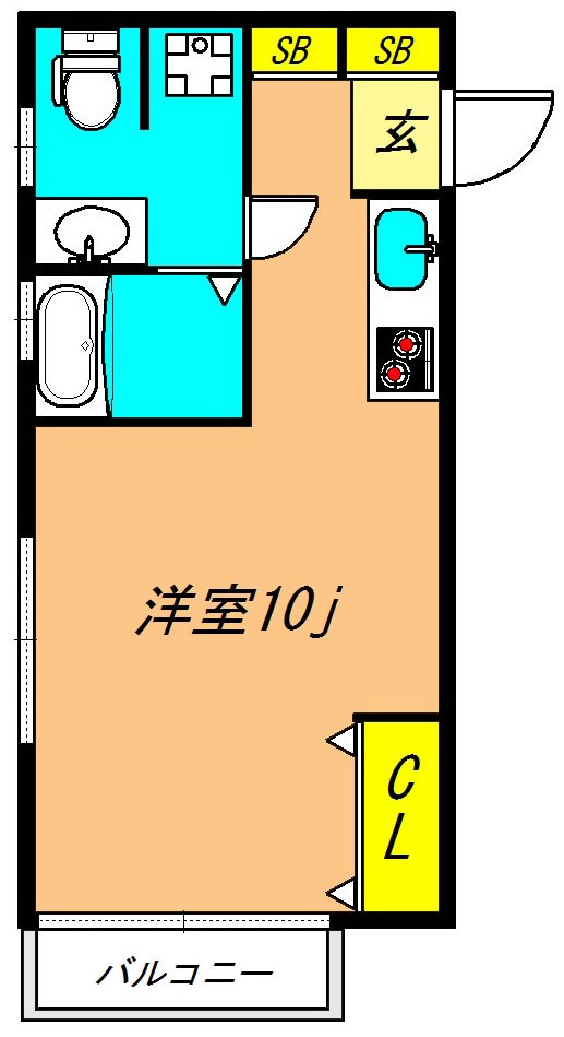 アヴィターレ小山 302号室 間取り