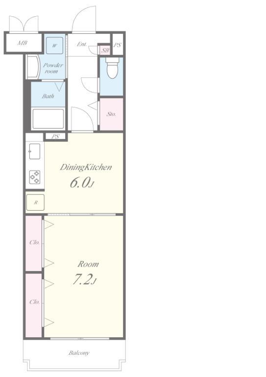 West練馬春日町 間取り図