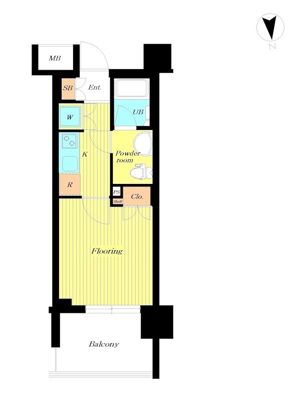 間取り 日神デュオステージ新宿中落合 間取り図