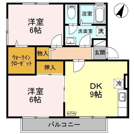 セントラルハイムA 間取り