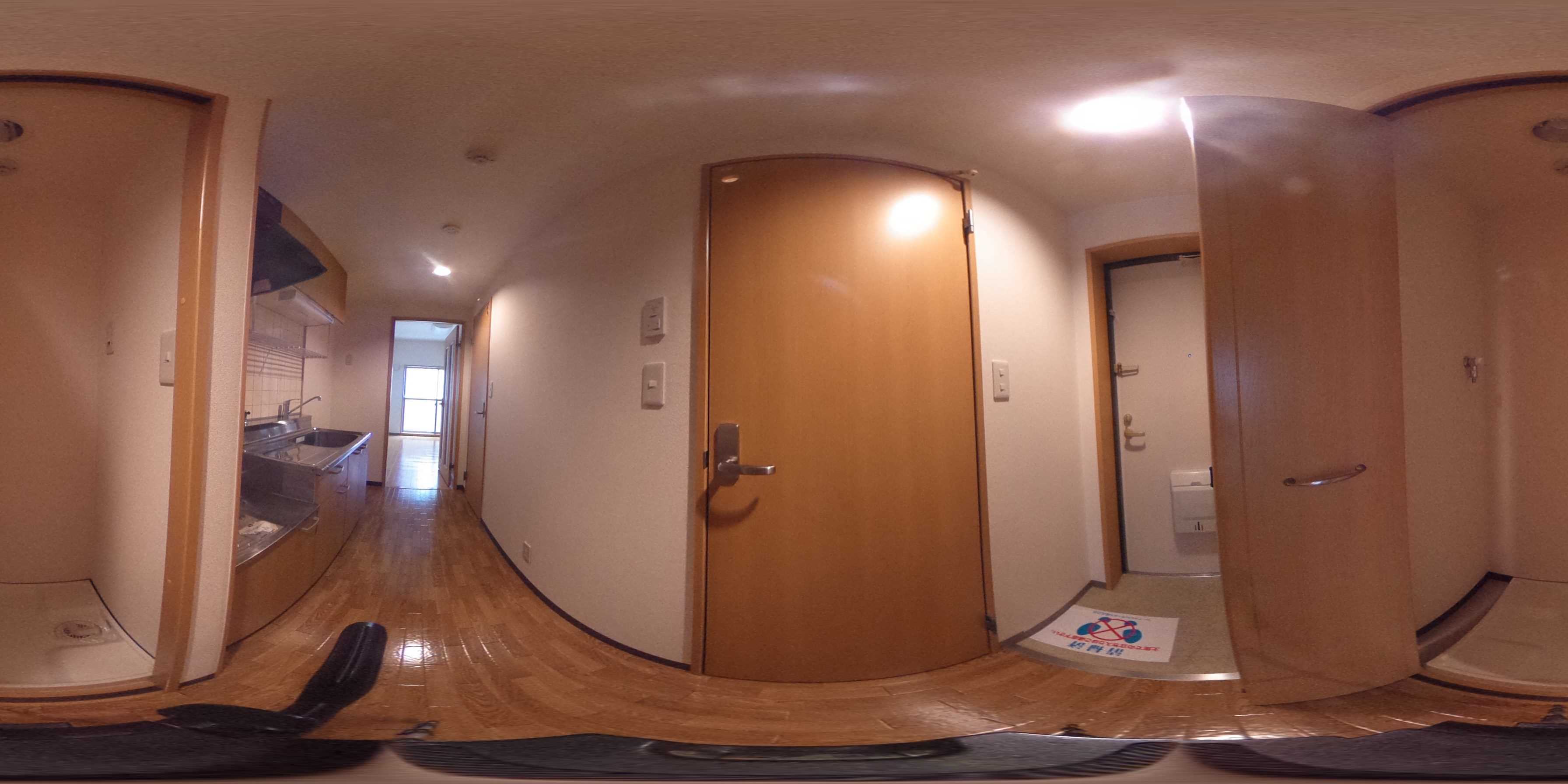 ラフィネ弓削 玄関