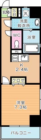 ＮＹＣマンション 503号室 間取り