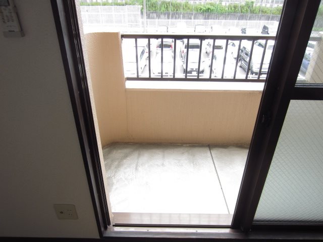 コスモス ベランダ
