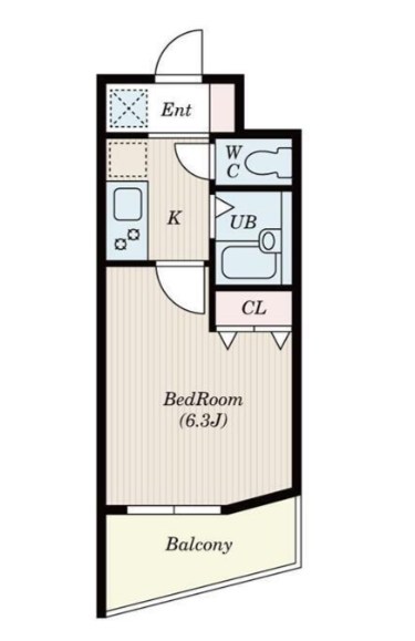 S-FORT茅ヶ崎 502号室 間取り