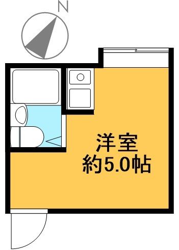 緑樹荘 23号室 間取り