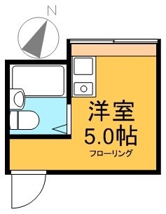 緑樹荘 23号室 間取り