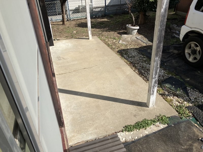 久保井貸家 ベランダ