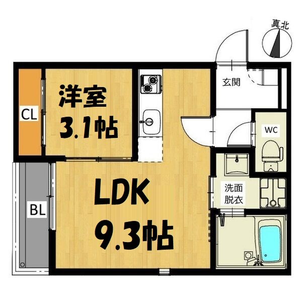 GRANDTIC金山 間取り