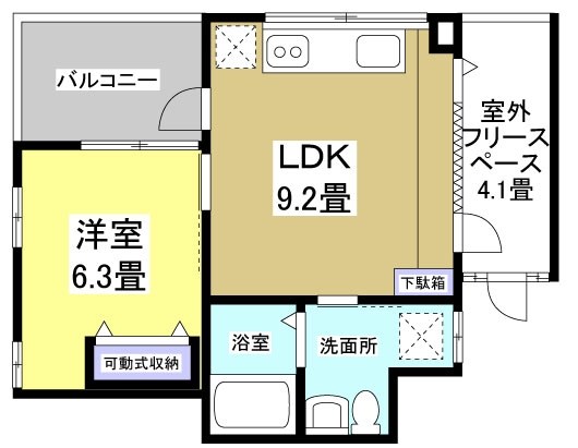 VILLA COZY 間取り図