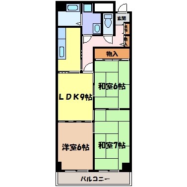 レジデンス泉 間取り図