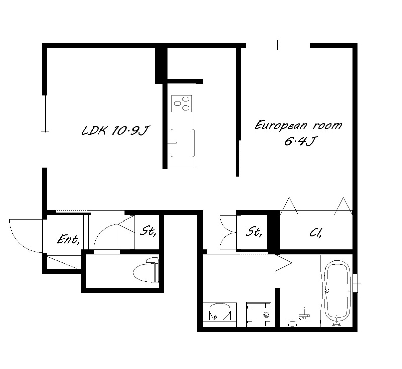 リバーエステート加古川本町 間取り図