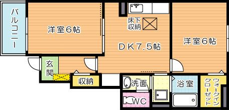 ロワンテールⅠ 間取り図