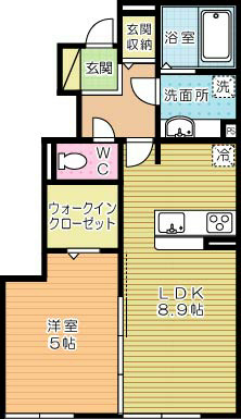 リーヴァ・ヴィラ　ヴィラ 102号室 間取り