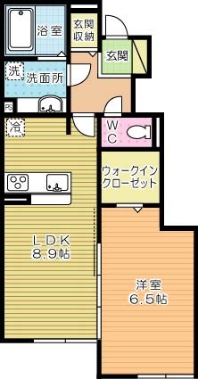 リーヴァ・ヴィラ　ヴィラ 105号室 間取り